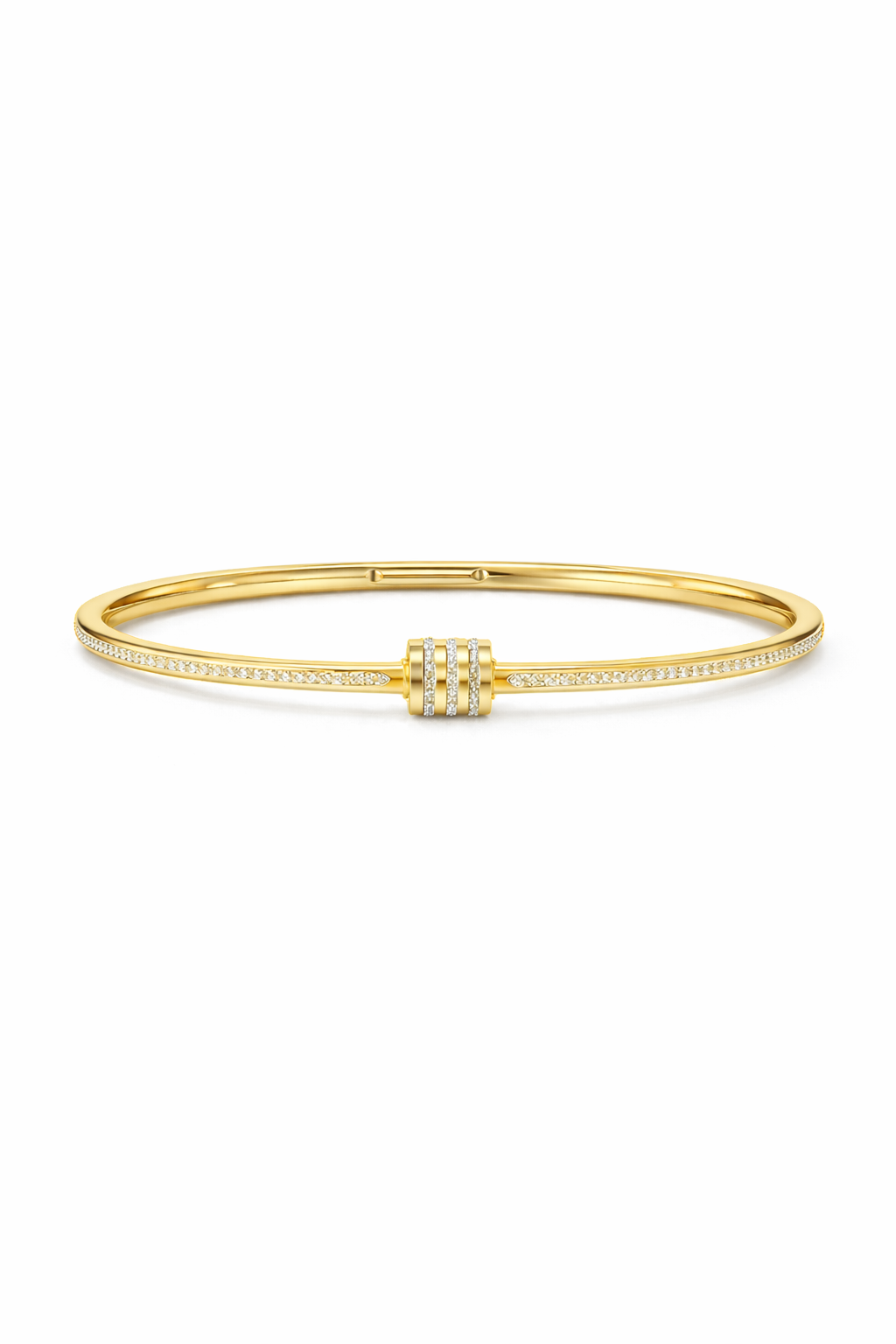 Novalié Pavé Orbit Cuff Bracelet Gold