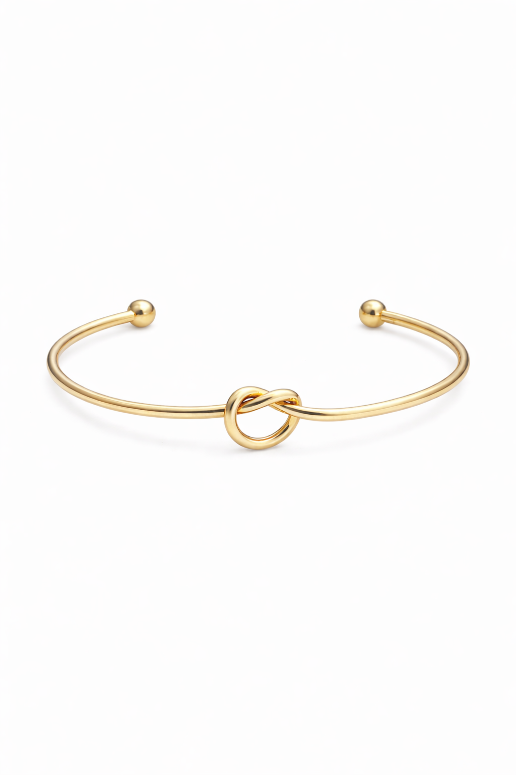 Elodie Knot Cuff Bracelet Gold