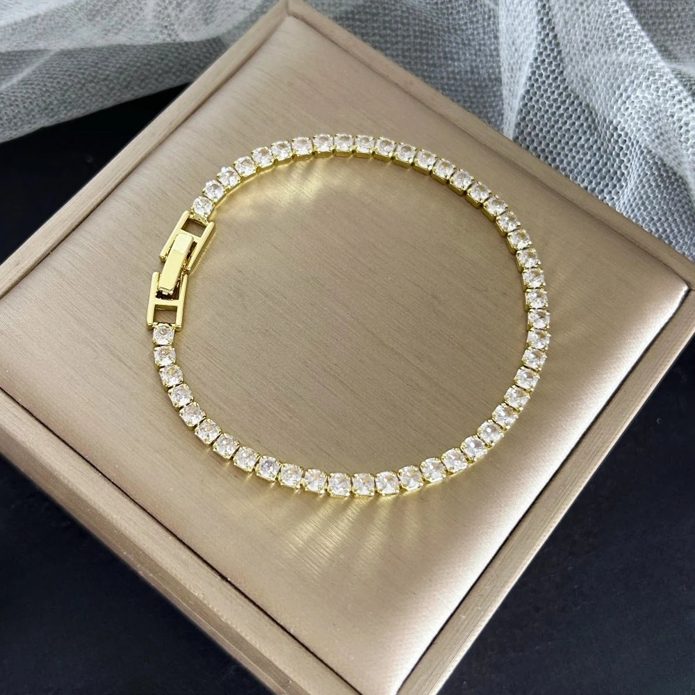 Lux Tennis Bracelet Gold
