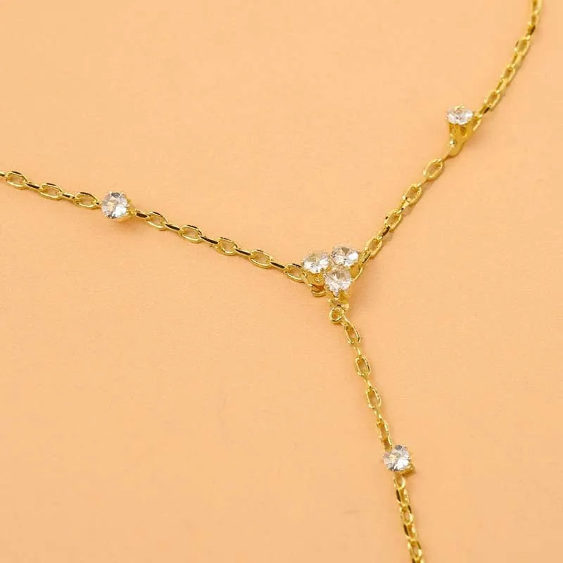 Sadé Hand Chain Bracelet Gold